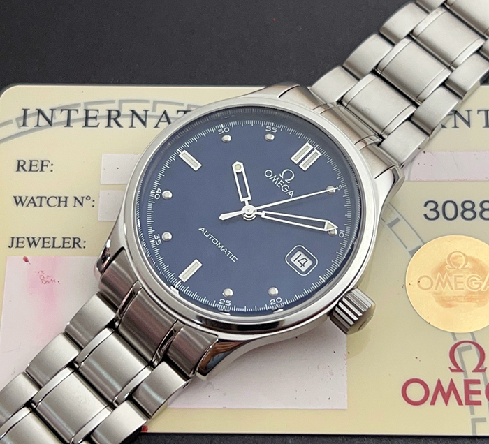 Blue Omega Classic Date Ref